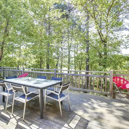 Belle En Bois 6 Personnes Avec Terrasse Et Wi-fi A - Fr-1-521-71