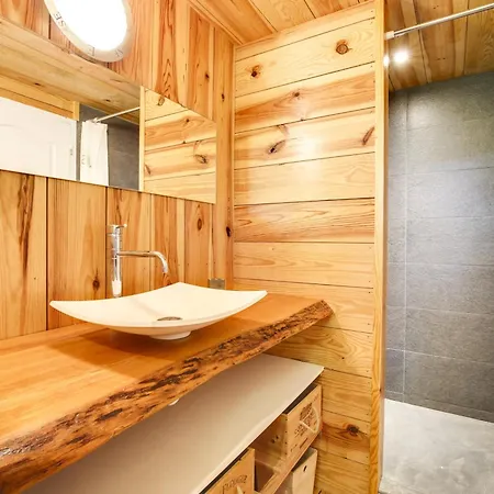 Belle En Bois 6 Personnes Avec Terrasse Et Wi-fi A - Fr-1-521-71 Бискаррос
